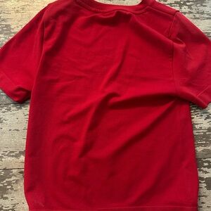 Target Red Muscle Tee Vibrant Cotton Casual